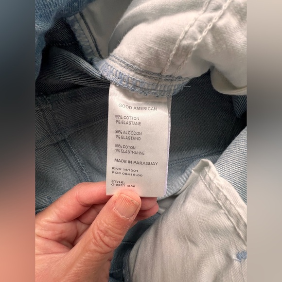 Good American Women’s Blue Patchwork Jeans - Picture 5 of 8